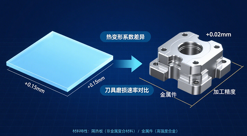 复合伙料（GFRP）隔热板与金属件在加工精度上的对比及区别